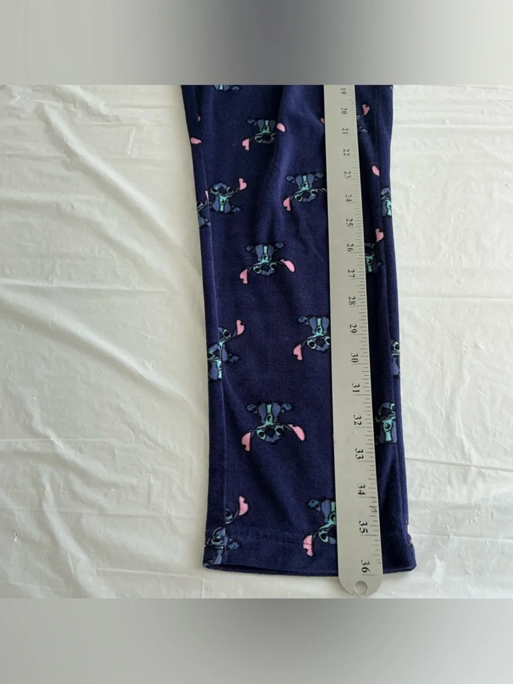 Disney Stitch Blue Pajama Pants Women’s Size Small 4-6 Lounge Sleepwear - Picture 3 of 7